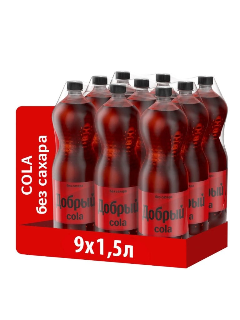 Добрый Cola без сахара 9×1,5 л